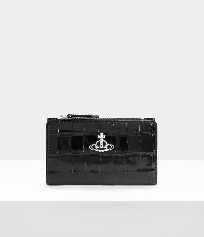 Vivienne Westwood CROCODILE SLIM FLAP CARD HOLDER